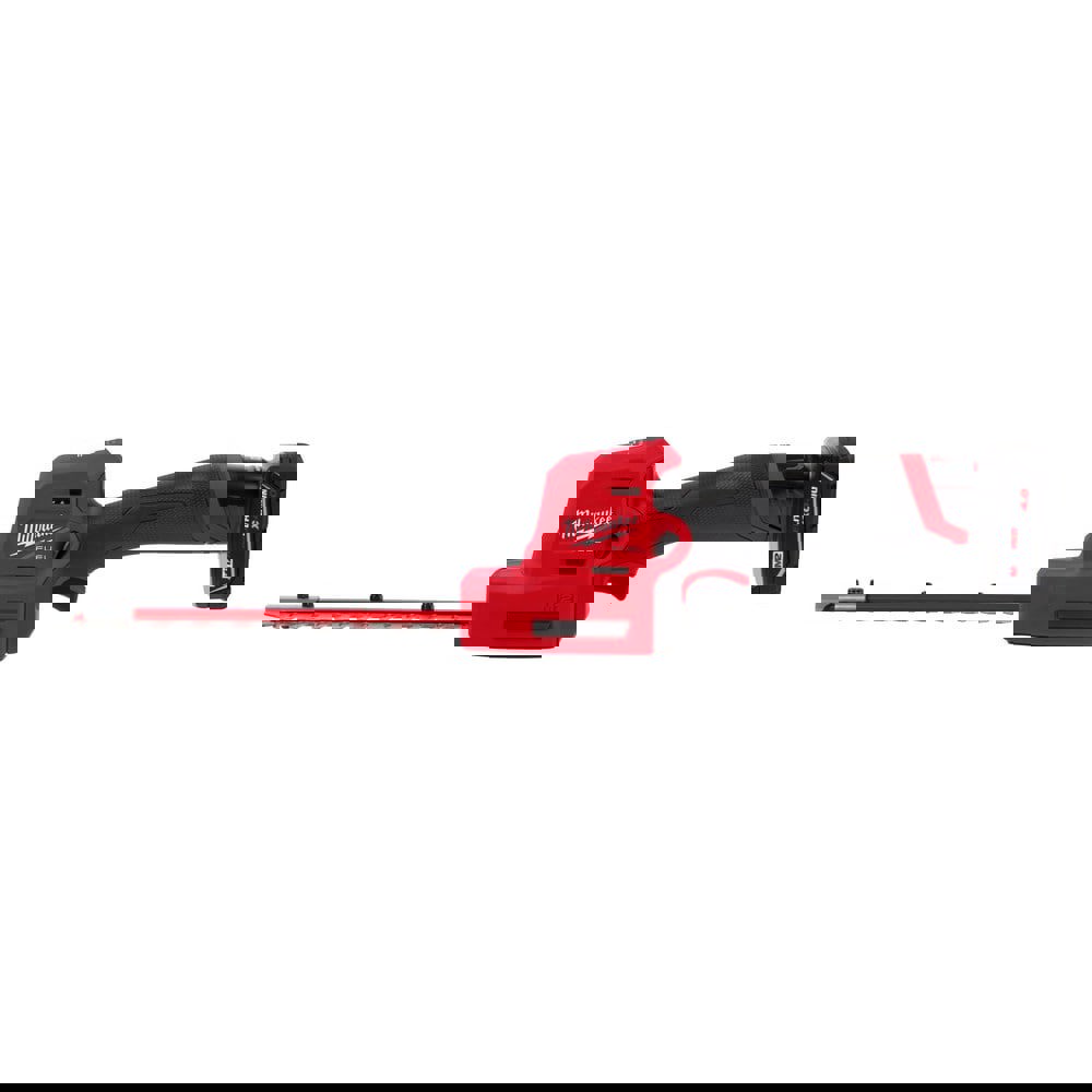 Hedge Trimmer: Battery Power, Double-Sided Blade, 0.5